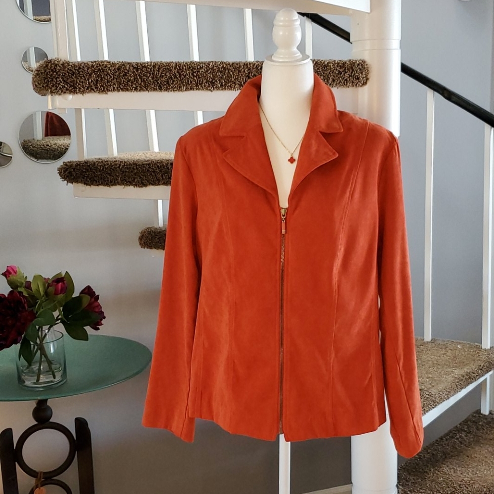 Plus-size Zip up Jacket